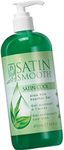 SATIN SMOOTH Aloe Vera Gel, Post-Wax Soothing Formula to Reduce Redness and Soothe Irritated Skin, Hydrating Care for Face, Body, and Hair, 16 fl oz.