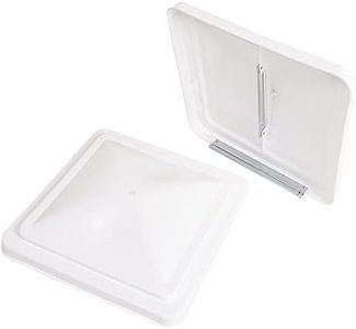 VIRTIONZ 14" Universal RV, Trailer, Camper, Motorhome (White 2 Pack) Roof Vent Cover - Vent Lid Replacement