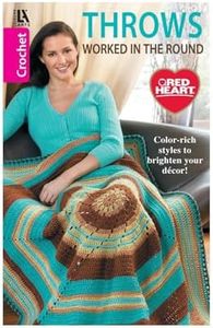 Throws Worked in the Round-Color Rich Styles to Brighten your Décor