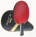 Premium Ping Pong Paddle Set, Table Tennis Racket Set Soft Sponge Rubber, Steady Performance with Consistent Control, Carry Bag Included