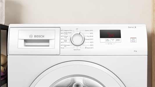 Bosch Series 2 Washing Machine 8kg – Front Load, White