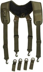 MELOTOUGH Tactical Suspenders for Duty Belt Harness Police Suspenders Duty belt Padded Adjustable Tool Belt Suspenders