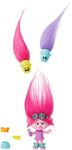 Mattel DreamWorks Trolls Band Together Hair Pops Poppy Small Doll with Removable Clothes & 3 Surprise Accessories,