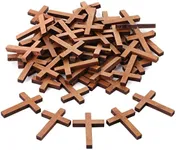 Mr. Pen- Wooden Crosses, 1.2x1.75 Inches, 50 Pack, Small Wooden Crosses, Wood Crosses for Crafts, Small Cross Pendant, Mini Cross, Small Crosses, Wooden Crosses Bulk, Easter Egg Fillers