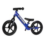 Strider 12” Sport Bike, Blue - No Pedal Balance Bicycle for Kids 1 to 4 Years - Includes Safety Pad, Padded Seat, Mini Grips & Flat-Free Tires - Tool-Free Assembly & Adjustments