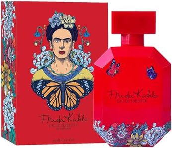 Frida Kahlo Red Eau de Toilette Spray for Women – Warm Floral Scent with Rose, Grapefruit, Jasmine, Vanilla & Cedarwood – Made in USA – Long-Lasting Perfume – 3.4 oz Lacquered Bottle
