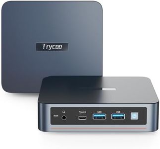 Trycoo WI-6 Pro Mini PC, Intel 12th Gen N100 Mini Computer,16GB DDR4 RAM 512GB SSD,Triple 4K Display/2*USB3.0/WiFi/Bluetooth/Full Function Type-C/LAN/Support 32GB RAM and 2TB SSD Extensions