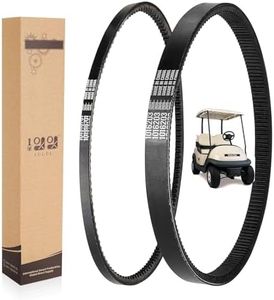 10L0L Club Car DS & Precedent Drive & Starter Generator Belt Kit - Compatible with Golf Carts DS (1997+) Precedent (2004+), Replace OEM 101916701 1016203