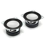 Gikfun 2" 4Ohm 3W Full Range Audio Speaker Stereo Woofer Loudspeaker for Arduino Diy (Pack of 2pcs) EK1725U