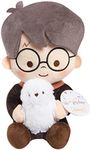 Harry Potter Wizarding Friends and Pals Harry Potter with Hedwig 11-inch Soft and Cuddly Plush Stuffed Animal