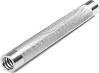 Yes4All 1-inch Dumbbell Connector Bar – 12-inch Long Barbell Connector (Chrome, 3lbs)