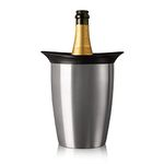 Vacu Vin Rapid Ice Elegant Champagne Cooler - Stainless Steel