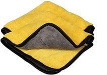 VRT Ultra Premium Super Absorbent Extra Thick Multipurpose Microfiber Cloth for Car Cleaning, Kitchen, Bike, Laptop, LED TV, Mirrors, Bathrooms, Furniture and Many More. (45x45cm) (Pack of 2)