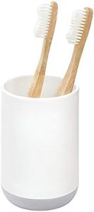 InterDesign Boutique Box Toothbrush Holder Matte White