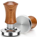 Coffee Tamper 54mm, YMWVH Premium Barista Espresso Tamper with Stainless Steel Ripple Base, 2 Spring Loaded Tampers Constant 30lb, 53.3mm Tampers Compatible Breville Sage Coffee Machine