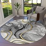 Olivefox Round Area Rugs Abstract G