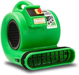 B-Air Grizzly Gp-1 1 HP Air Grizzly Mover Carpet Dryer Floor Fan for Water Damage Restoration Equipment & Pet Cage Dryer Green