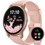 Parsonver Smart Watch Answer/Make Call, Fitness Watch for Women, Smartwatch IP68 Waterproof, 100+ Sport Modes, Heart Rate/Sleep Monitor, Fitness Tracker for Android iOS, Rose Gold, SPROD1