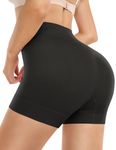 Yeblues Shapewear for Women Tummy Control Underwear Slip Shorts for Under Dresses Anti Thigh Chafing Shaping Boyshorts Black XL