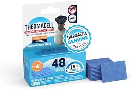 Thermacell Mosquito Repellent Refills; Compatible with Thermacell Backpacker; Highly Effective, Long Lasting, No Spray, Scent, or Mess; 15 Foot Zone of Mosquito Protection