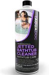 AquaDoc Jetted Bathtub Cleaner - Bathtub Jet Cleaner & Spa Cleaner Chemical - Fast Acting Jetted Tub Cleaner - Recommended Jet Tub Cleaner for Bathtub and Spa Cleaner for Hot Tub