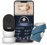 Owlet Dream Duo 2 Smart Baby Monitor - 1080p HD Video Baby Monitor with Dream Sock - Baby Foot Monitor and Sensor Tracks Heartbeat and Oxygen Levels in Infants and Newborns, Blue