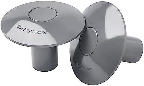 SAFTRON Covers for Pool Anchor Sockets (Set of 2 Units). (Gray)