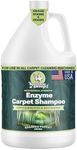 Sprinkle & Sweep Enzyme Carpet Shampoo - Carpet Cleaner Solution to Eliminate Tough Stains & Neutralize Odors at the Source - Car, Furniture, Carpets & Rug Cleaner - Use with All Machines (1 Gallon)