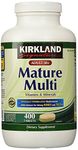 Kirkland Adult 50+ Mature Multi Vitamins & Minerals, 400 Tablets