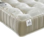 Orthopaedic Open Coil Spring, Happy Beds Ortho Royale Medium Firm Tension Mattress - 4ft6 Double (135 x 190 cm)