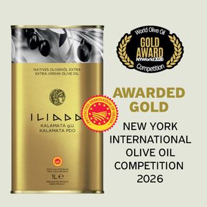Iliada Kalamata Extra Virgin Olive Oil 1000ml – Greek Cold Pressed