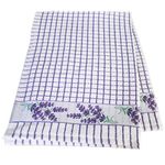 Samuel Lamont & Sons Poli-dri Jacquard Tea Towel Lavender, Size 50cm x 70cm, 100% Cotton Terry Towelling, Ultra-absorbent & Super Soft, Machine washable, Purple, One Size