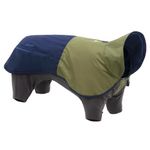 Ruffwear, Sun Shower Dog Raincoat Coverall, Waterproof & Windproof All-Weather Jacket with Full Coverage & Leg Straps, Lightweight & Reflective Dog Gear, Midnight Blue, Small