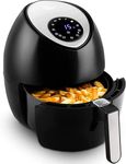 Air Fryer, Uten Air Fryers Oven, 4.5L Oil Free Fryer with Detachable Basket, Timer and Fully Adjustable Temperature Control for Healthy Oil Free & Low Fat Cooking, 1500W