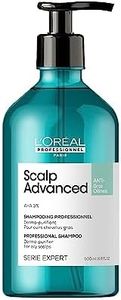 L'Oréal Professionnel Paris Shampoo Lenitivo, Per Cuoio Capelluto Grasso, Contro il Sebo in Eccesso, Effetto Rinfrescante, Con 3% AHA, Anti-Oiliness, Scalp Advanced, 500 ml
