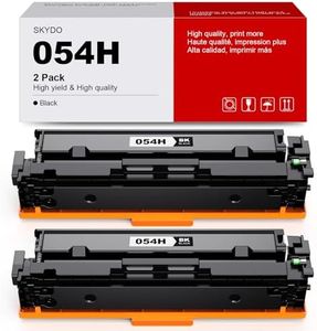 (2 Black) 054H Black Toner Cartridge, MF642cdw Toner, MF644cdw Toner Replacement for Canon 054H 054 H CRG-054 Work with Canon Color imageCLASS MF644Cdw LBP622Cdw MF641Cdw Laser Printer Toner