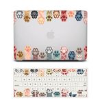 Laptop Case Compatible with New MacBook Air 13 Inch Case 2020 2019 2018 Release A2337 M1 A2179 A1932 with Retina Display & Touch ID, Plastic Hard Shell Case & Keyboard Cover Skin - Animal