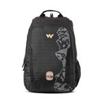 Wildcraft Polyester Backpack for Men & Women – Expedition LPBP 45 Laptop Backpack | Unisex Durable Lightweight & Stylish – Perfect for Daily Use School Travel (Black)