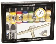 Vallejo Model Air Basic Colors Ultra Airbrush Set