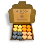 Wax Melts - Mixed Sandalwood | 16 Pack | Strong Scented | Made in the UK | Plastic Free | Vegan