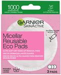 Garnier Micellar Reusable Makeup-Remover Eco Pads, 3 Micro Fibre Pad