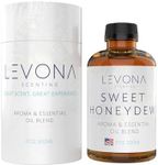 Levona Scent Essential Oil - Fresh Aroma for Home, Office, Hotel & Spa, Perfect in Humidifiers and Diffusers, Luxury Fragrance, With Nectarine, Rose, White Musk Notes - 500ml/ 17 fl oz, Sweet Honeydew