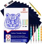 Raimarket 100 Sheets Blue Carbon Tr