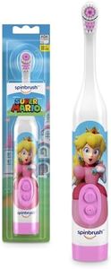 Spinbrush Princess Peach Kids Electric Battery Toothbrush, Soft, 1 ct