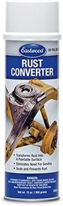 Eastwood Polymeric Rust Converter | Convert Metal Rust into a Protected Primed Surface | Rust Remover Sealant & Protection Primer | Ready to Paint Automotive Undercoating | Black 11 Oz Aerosol Can