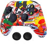 New World Latest Silicone Cover Skin Case Protective Cover for Xbox Series X/S Controller -Multicolor