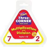 Trend Enterprises Multiplication and Division 3 Corner Flash Cards