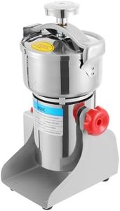 Electric Grain Mill Grinder, 800g High Speed Commercial Dry Grain Grinder w/Pressured Lid, 3500W 304 Stainless Steel Spice Grinders for Grains, Millet & Spices for Commercial & Home Use