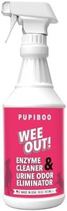 PUPIBOO Wee Out Pet Urine Enzyme Cleaner, Stain and Odor Eliminator for Carpets, Upholstery, Floors