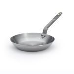 De Buyer Mineral B Round Carbon Steel Fry Pan 10-Inch